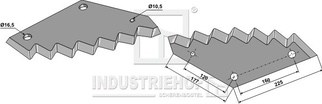 JF-Stoll fôrblander kniv 8 mm